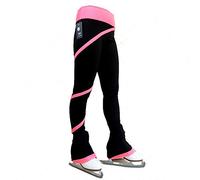 Figure Skating Pants Girl's Ladies Skating Pants Figure Skating Training Suits Plus Velvet Pants Light Pink