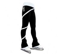 Figure Skating Pants Girl's Ladies Skating Pants Figure Skating Training Suits Plus Velvet Pants White