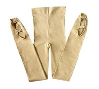Figure Skating Pantyhose Ice Skating over The Boot Tights Stockings Rhinestones Decor Buckled Skate Tights for Gymnastics, Size 4 to 6