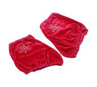 Figure Skating Shoes Cover Ice Skate Protector Soft Fleece Anti Rust For Daily Practice Storage And Travel Protection S(M pink)