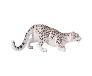 Figure Snow Leopard Realistic Resin Collectible 15.2x15.2x5.7cm Shelf Decor Mini