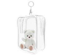 Figure Storage Pouch - Toy Exhibition Carrier, Cube Pocket Organizer, Acrylic Charm Vault | Dustproof Display Box Feature Layout, Durable Mini Collectible Keeper Showcase Table Setup, Bookshelf Decora