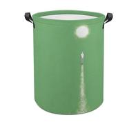 Figure Sun on Light Green Minimalist Laundry Baskets Laundry Hamper Waterproof Foldable Storage Bin Dirty Clothes Laundry Basket for Living Room Bathroom