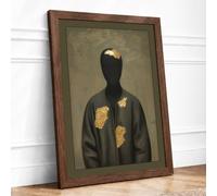 Figure with Eagle Spirit Contemporary Framed Wall Art Print A3