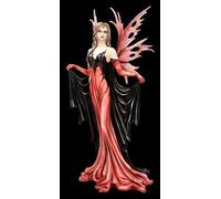 Figuren Shop GmbH Fairy Figurine - Shadow Rose Elanyra - Hand Painted Fantasy Decoration (56cm) - Tales of Aurelion Collection - Gift Idea for Mystic & Elf Fans