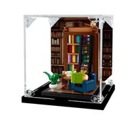 Figures Display Box for LE-GO for 40698 Books Are My Passio-n Promo Acrylic Dustproof Transparent Custom Display Case (No Model) (background)
