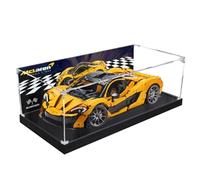 Figures Display Box for LE-GO for 42172 for McLar-en P1 Hyperca-r Acrylic Dustproof Transparent Custom Display Case (No Model) (background A)