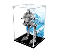 Figures Display Box for LE-GO for 75322 Ho-th AT-S-T Walker Acrylic Dustproof Transparent Custom Display Case (No Model)