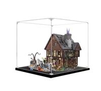 Figures Display Box for LEGO 21341 Disney Hocus Pocus The Sanderson Sisters' Cottag Acrylic Dustproof Transparent Display Case (No Model) (2mm)
