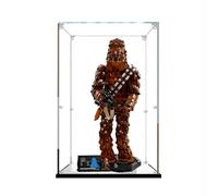Figures Display Box for LEGO 75371 for Che-wbacca Acrylic Dustproof Transparent Custom Display Case (No Model) (mirrors+2mm)