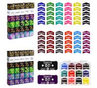 FIGURESLAB 122PCS MTG Keyword Tokens & Dice & Life Counter Set for Magic Card, Health Tracker Life Counter Bulk Ability MTG Dice Set, Compatible with TCG Card Gaming Accessories CCG Creature Stats