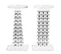 FIGURESLAB 2Pcs Flying Miniatures Combat Riser, Flight Stand Terrain from 0 to 9999 ft, Compatible with Dungeons and Dragons, Wargames, D&D and Tabletop RPG