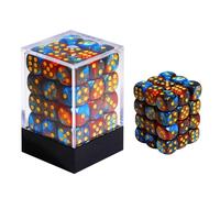 FIGURESLAB 36PCS 12mm 6 Sided Dice Set, Mini D6 Standard Game Dice with Box, Compatible with Yahtzee RPG D&D Board Games Classroom Teaching Dices Game Math Learning
