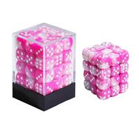 FIGURESLAB 36PCS 12mm 6 Sided Mini Dice Set with Box, D6 Standard 6 Sided Polyhedral Game Dice, Compatible with Yahtzee RPG D&D MTG Table Board Games or Math Teaching