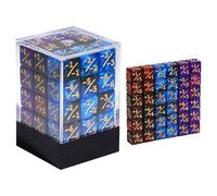 FIGURESLAB 36PCS 12mm MTG Life Counters Dice Set with Box, Small MTG Tokens Loyalty 6 Sided Mini Dice Set, Compatible with TCG CCG Magic Card Gaming Accessories
