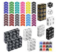 FIGURESLAB MTG Abilities Keyword Tokens Dice Counters Set for Magic The Gatering, MTG Buff Tokens Life Counters Dice, Compatible with TCG Card Gaming Accessories (B Color-122pcs)