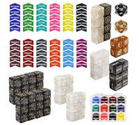 FIGURESLAB MTG Abilities Keyword Tokens Dice Counters Set for Magic The Gatering, MTG Buff Tokens Life Counters Dice, Compatible with TCG Card Gaming Accessories (A Color-122pcs)