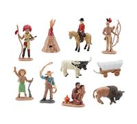 Figurine Ancient Statue Hand Painted PVC Model Collectible Diorama Scene Decor Suitable for History Education Imaginative Play