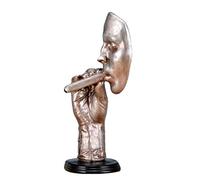 Figurine Animal Statue Ornaments Sculptures Statues Ornaments Figurine Collectible Figurines Smoking Cigar Man Portrait Sculpture Resin Figure Bust Decor Crafts Ornament for Business Gift and Art