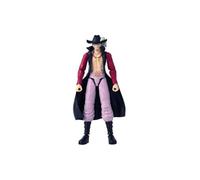 BANDAI Anime Heroes One Piece Figures Dracule Mihawk Action Figure - 17cm Articulated Mihawk Anime Figure With Extra Accessories One Piece Action Figures Pirate Toys Range - Excellent Anime Gift