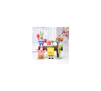 Figurine Doll Toy Cake Topper 6pcs Set SpongeBob Squarepants Figure Patrick Star