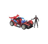 "Figurine Miles Morales Racing Bolt Remix, Marvel Spider-Man VenomVersus Epic World of Action, suitable for ages 4 and up."