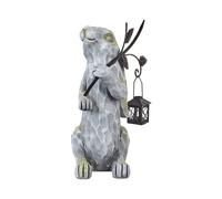 Beliani Garden Figurine Nolay Grey