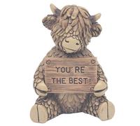 Figurine Ornament Resin Highland Cow The Best Collection Home Decor Gift Idea