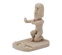 Figurine Phone Stand | Easter Island Resin Phone Holder | Funny Tabletop Decoration, Smartphone Holder for Watching Videos, Making Video Calls