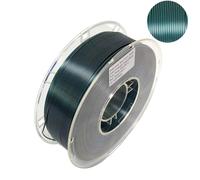 Figurine Printing Filament Two-Color Silk, Dark Green Black | Glossy Two-Tone Option for Creative Prototype Work