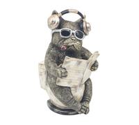 Figurine Resin Ornament Loo-Time French Bulldog Puppy Rustic Shelf Decor Display