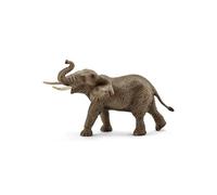 Figurine - SCHLEICH - Male African Elephant - Brown - Hand-painted - 3 years and up