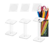 Figurine Stand,3-Piece Anime Figure Stand Display Risers | Tiered Riser Table Organizer for Collectibles Toys Jewelry Perfumes Cupcakes Desserts Bedroom Adults Collector