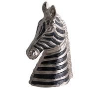 Figurine Zebra ZAGORA Metal Black/ Silver