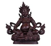 Figurines,Feng Shui Statues/Ornaments,Decor Exquisite Painted Buddha Statues God of Fortune Attract Wealth and Good Luck Perfect for Your Home or Office Home Decor Statue