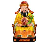 Figurines,Feng Shui Statues/Ornaments,Decor Wencaishen, God Of Fortune,Gift God of Wealth Statues Decoration for LuckWealth Perfect for Your Home or Office Home Decor Statue