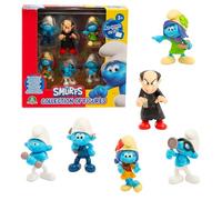 Figurines - GIOCHI PREZIOSI - Les Schtroumpfs - Coffret 6 figurines 5 cm dont 1 exclusive Gargamel - a partir de 3 ans - PUF14
