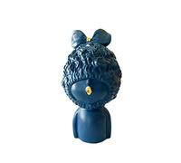 Figurines Handmade Resin Abstract Sculpture Ornament Solid Wings Soaring Statue Living Room Bedroom Office Desktop Decor Decorative Ornaments (Color : Blu)