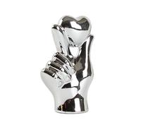 Figurines Home Decor, Novel Hand Gesture Statues Modern Room Decor, Elegant Heart Hand Statue Aesthetic Room Decor for Open Shelf Console Table