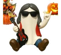 Figurines - Spooky Miniature Statues For Decor, Collectible Table Ornaments | Resin Figurines With Ghosts, Witches, And Pumpkins, Perfect For Shelves Or Desks, Party Deco