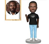Figurinivque Custom Bobblehead 6"-9” Bobbleheads, Customized Personalized Based on Your Photo, Unique Sculpture Gifts for Husband, Colleagues, Son