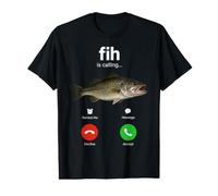 Fih Calling Decline Accept Phone Call Funny Fish Meme Value Graphic T-Shirt