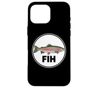 Fih Funny Misspelled Fish Meme Joke Fishing Fisher Angler Case for iPhone 16 Pro Max
