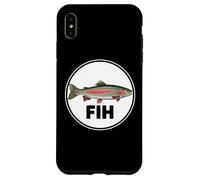 Fih Funny Misspelled Fish Meme Joke Fishing Fisher Angler Case for iPhone XS Max