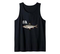Fih Meme Funny Fish Joke Minimalist Humor Design Tank Top