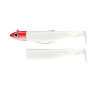 Fiiish Black Minnow 70mm Combo (Rigged and Ready) 6g Red Off Shore Head + White Body