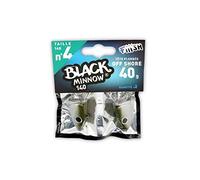 Fiiish Black Minnow Fishing Jig Heads - Kaki/Silver, 40 g