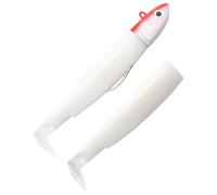 Fiiish Combo Deep Black Minnow No.4-14cm - 60g - White/Red Head - BM3121