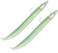 Fiiish Double Combo Off Shore Crazy Sand Eel + Rattle No.3-15cm - 20g - Pearl Green - CSE5011