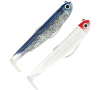 Fiiish Double Combo Shore Black Minnow No.3-12 cm - 12 g - Barracuda Blue + White/Red Head - BM3156